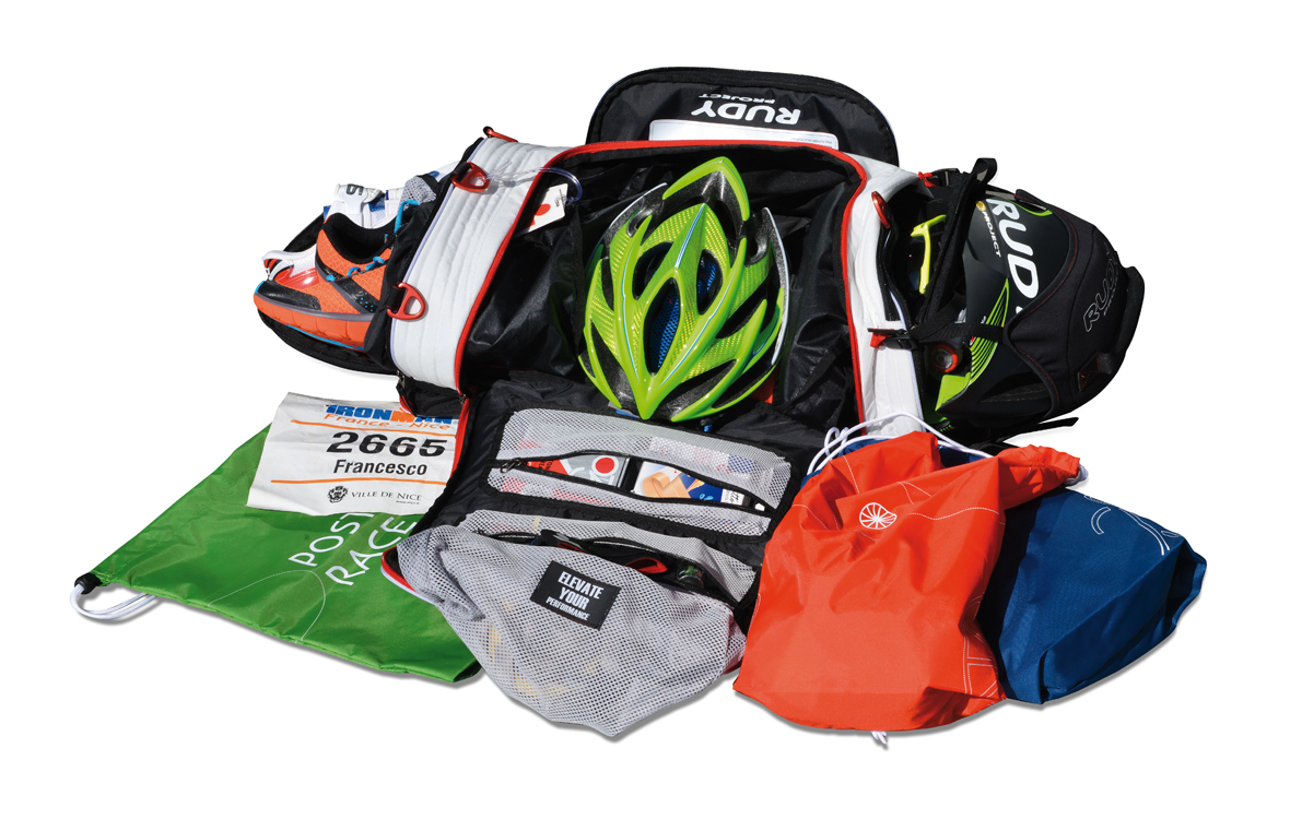 Quand je fais un triathlon, je mets dans mon sac…