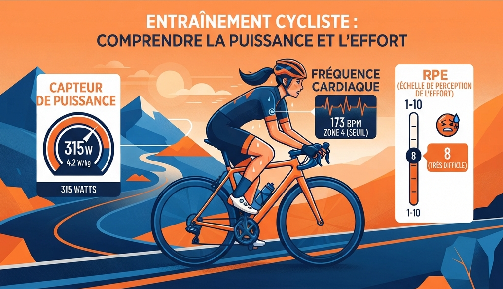 Watts, cardio ou ressenti?
