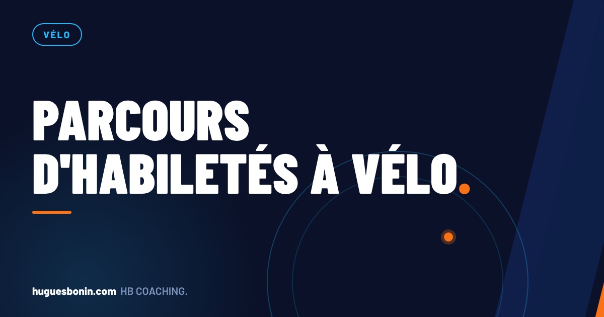 Parcours d’habiletés à vélo